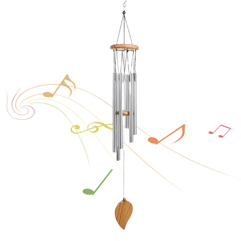 Auspicious Wind Chime,6Bell Pendant For Hanging,Used For Home Decoration.The Sound Is Clear And Elegant,Suitable For Both Indoor