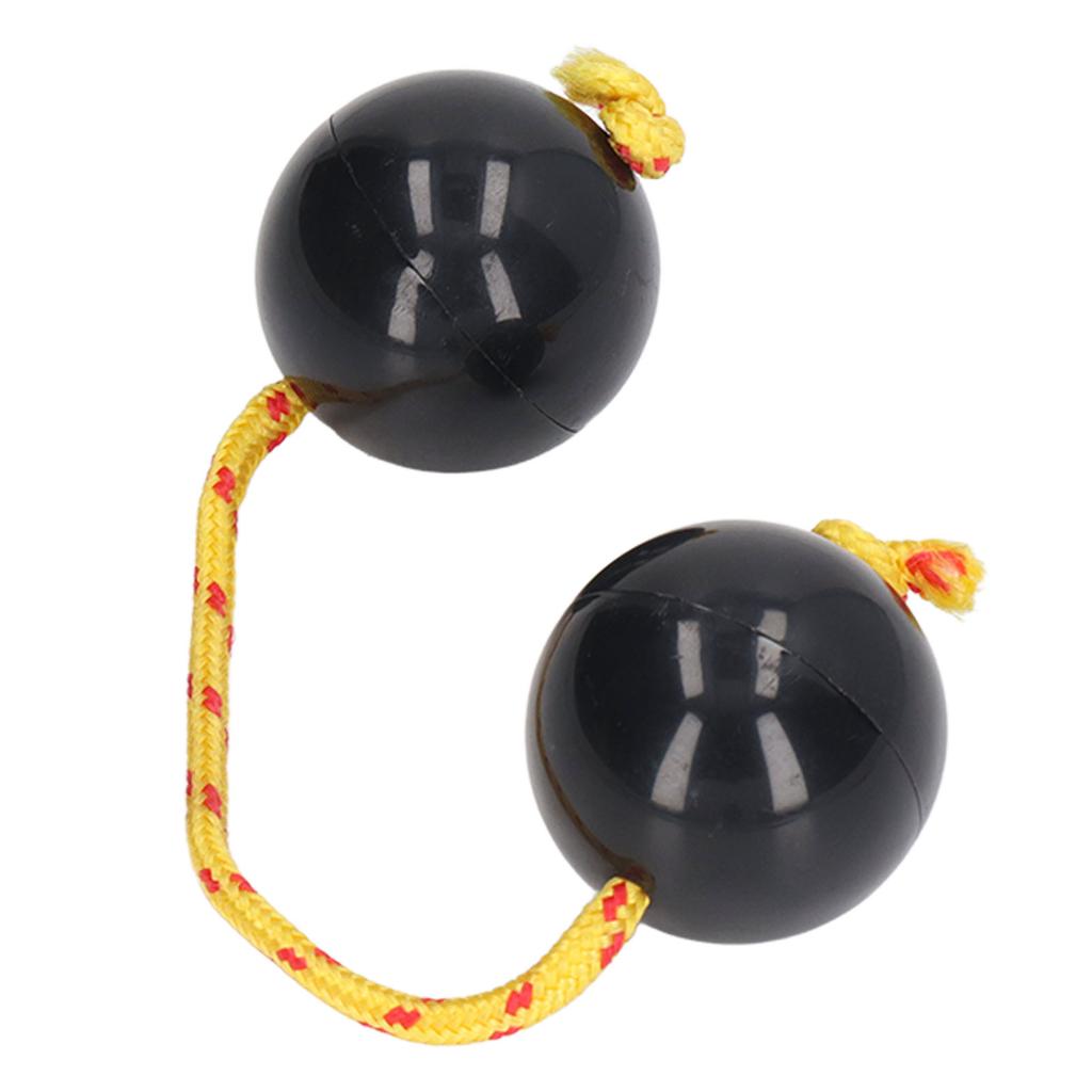 African Shaker Rattle Crisp Sound Rhythm Fingertip Sand Balls Hand Shaker Sand Balls Double Gourd Rhythm Percussion