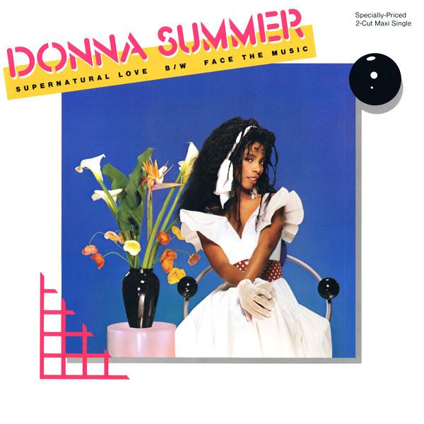 

12inch Record DONNA SUMMER Supernatural Love Face The Music 9202730 Geffen Records 1984 Canada SoulFunk Used