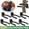 10Pcs Wall Mount Guitar Hanger Hook Non-slip Holder Stand for Acoustic Guitar Ukulele Violin Bass Guitar Instrument Accessories