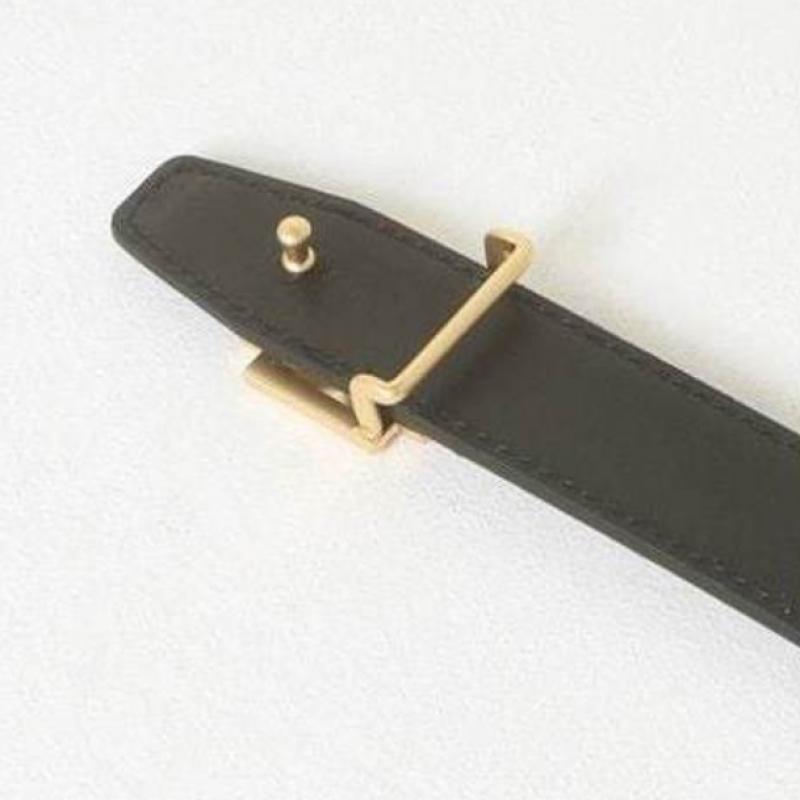 Daks Black 4d Gold Buckle Hook Belt Dbbe4f778bk