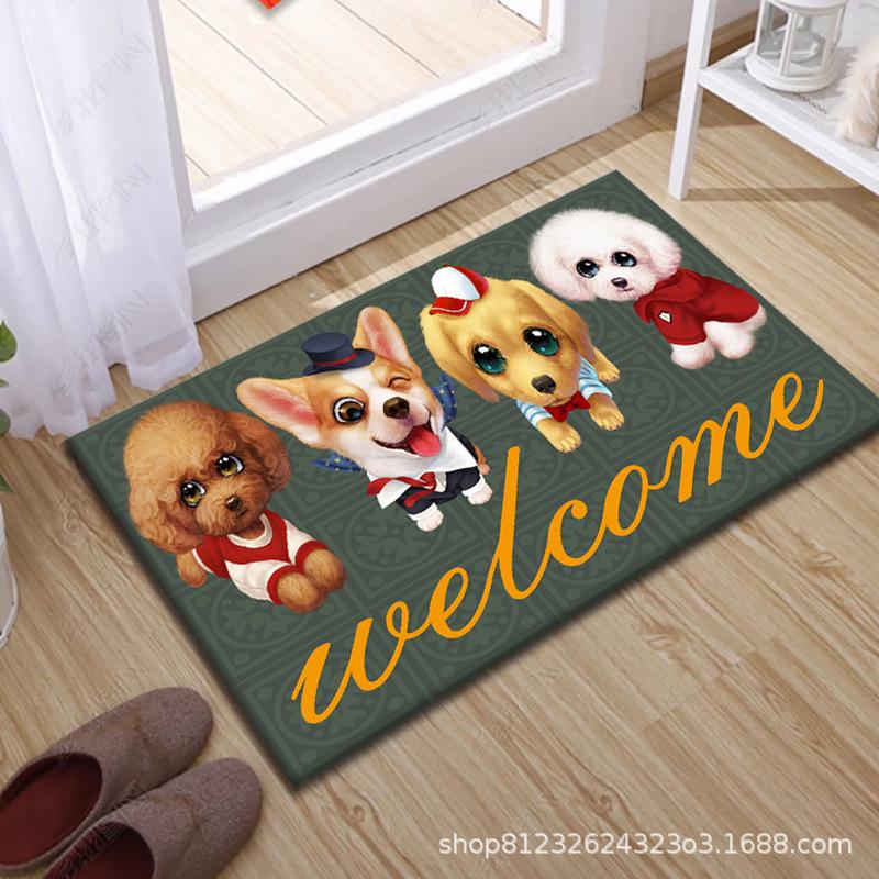 Absorbent Bathroom Door Mats: Cute and Functional Stepping Mats for Home and Toilet Entrances