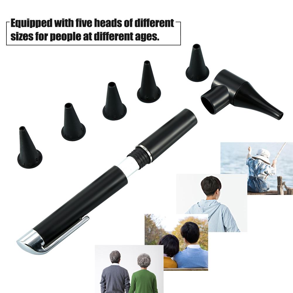 Medical Diagnostic Penlight Otoscope Ear Care Magnifying Lens Clinical Flashlight LED Light Pen