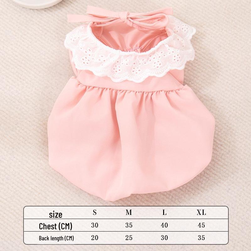 

Летняя юбка принцессы-тыквы для маленьких собак и кошек L розовый