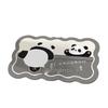 Entzückende Panda rutschfeste schnelltrocknende Badezimmer-Bodenmatte