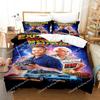 Back To The Future Bedding Set Boys Bedroom 3D Printed Duvet Cover Set Single Double Queen King Size Quilt Cover Pillowcase