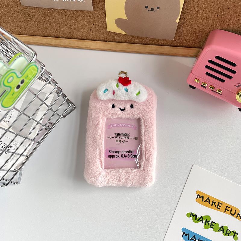 

Мультяшный брелок с животным: 3-дюймовый прозрачный держатель для карт и защитный рукав