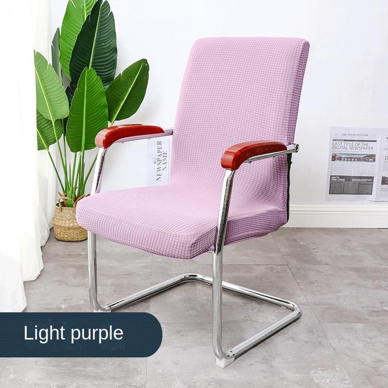 Rutet Fleece Vanntett Datastoltrekk Elastisk Kontorstoltrekk Kino Internettkafé Armlene Svingstoltrekk