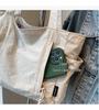 Japanese-Style Waterproof Nylon Minimalist Shoulder Bag for Women - Large Capacity Commuter Tote