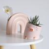 Ghiveci de flori cu animale drăguțe din desene animate, balcon pentru birou, ghiveci de plantare suculente, ghiveci de flori, ghiveci din ceramică strânse de rață și porc.