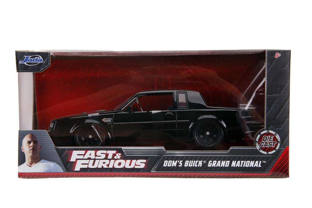 Kyosho Jada Toys Fast Furious Series Buick Grand National Black Finished Model JADA99539 & 1/24 F&F (Dominic)