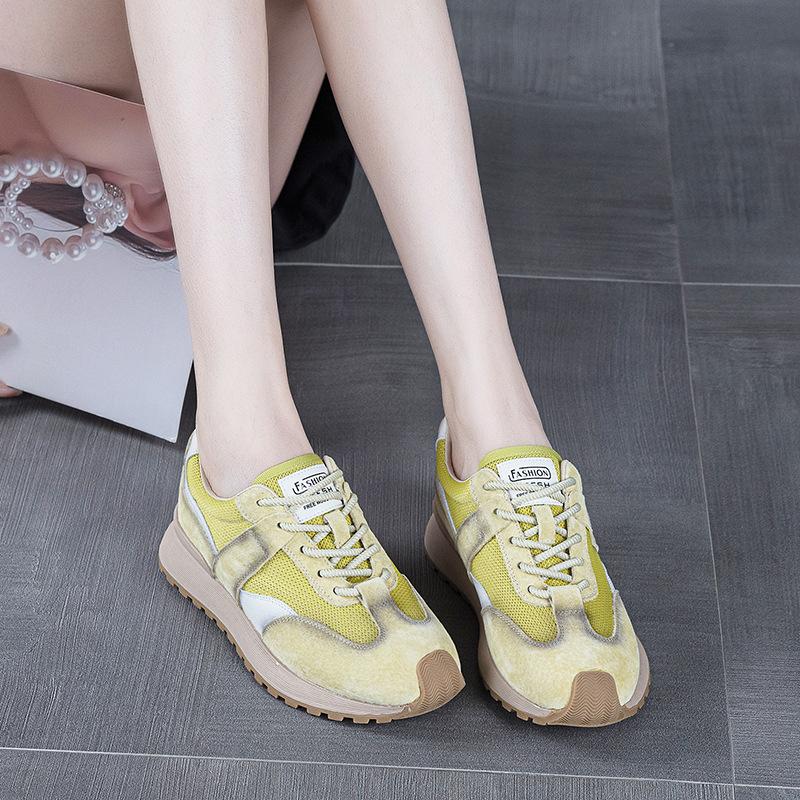 

Кожа толстая подошва красный женский ретро мягкая подошва весна новый спорт и отдых 40