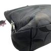 Used COACHShoulder Bag Black canvas/Patent Leather Women