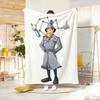 Anime I-Inspector GadgetS Throw Lightweight  Flannel Blanket Soft Skin-friendly for Summer Cooling