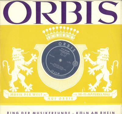 LP Record RUDOLF JETTEL LEO CERMAK LEOPOLD Mozart Klarinettenkonzert Adur Kv CX16360 ORBIS Germany Classical Used
