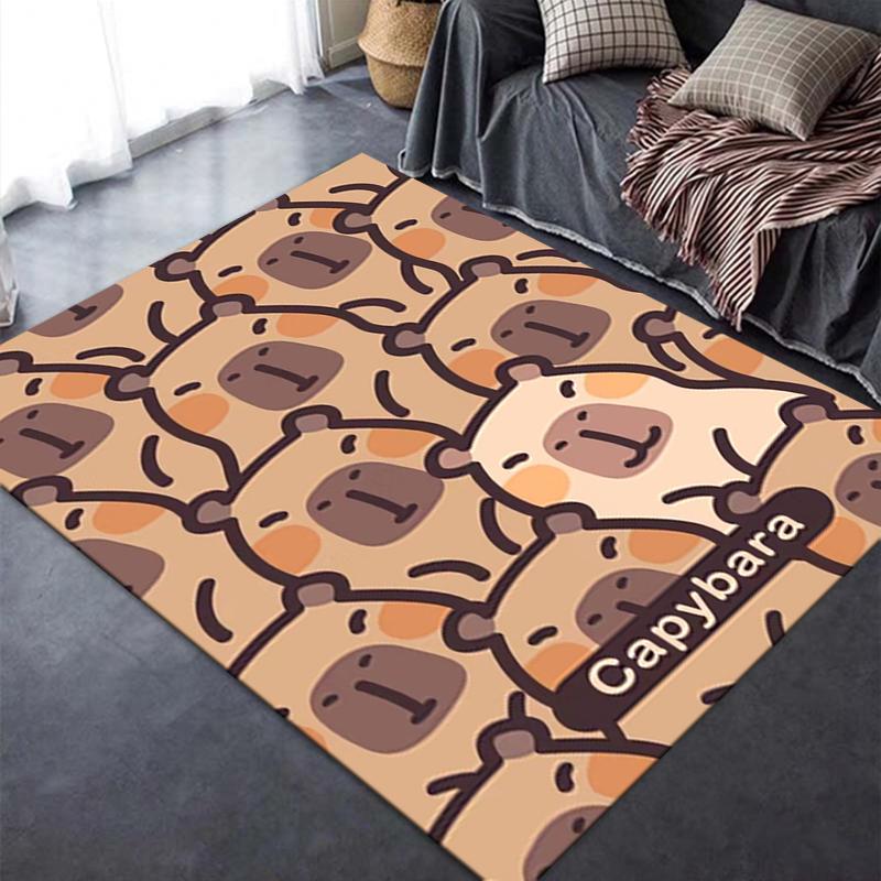 2025 New Capybara Cute Carpet Rug for Living Room Bedroom Home Sofa Decoration,Kids play Non-slip Floor Mat15