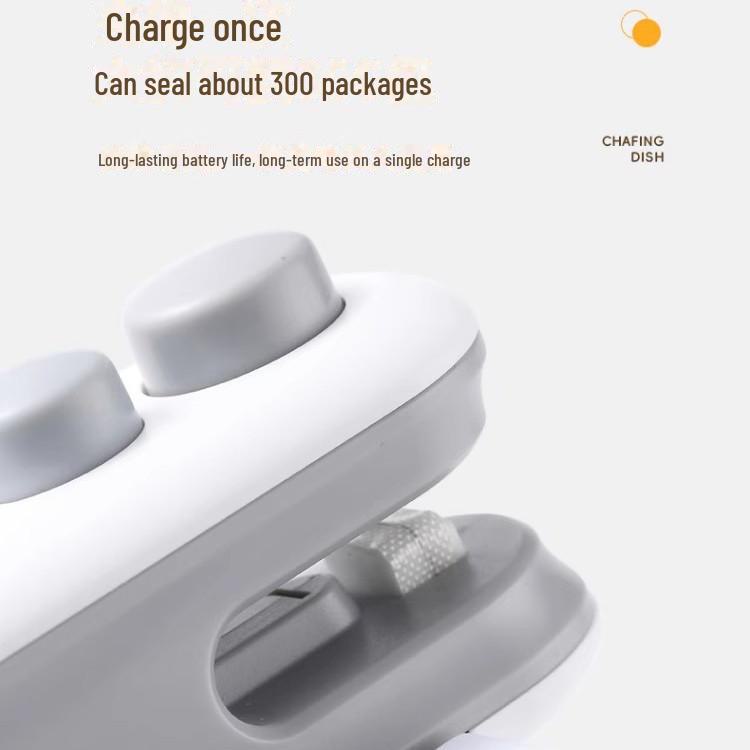 Portable Dual-Purpose Snack Sealing and Bag Opening Machine for Food Preservation