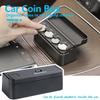 Car Small Coins Holder Storage Box Coin Collectible Case Creative Central Armrest Box Wallet For Skoda Fabia 1 2 Octavia A7 RS