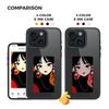E Ink Phone Case for iPhone 13/14 Smart NFC Phone Case Photo,Black/White/Red/Yellow 4-Color