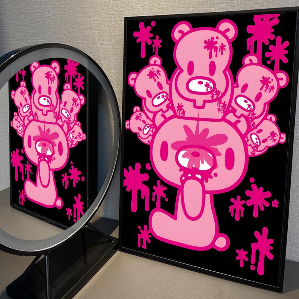 Cartoon G-gloomy Bear Poster Home Furnishing decoration Highend Kraft paper Poster Wall Painting Home Living Room Decoration