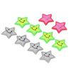 10PCS Bike Wheel Spoke Clips PVC Reflective Colorful Cute Star Bike Spoke Decorations Attachment