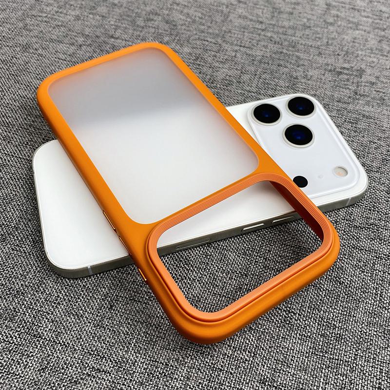 Minimalist Frosted Matte Ultrathin Phone Case for IPhone 17 Pro Max Air Active Touch Camera Button Lens Protect Shockproof Cover