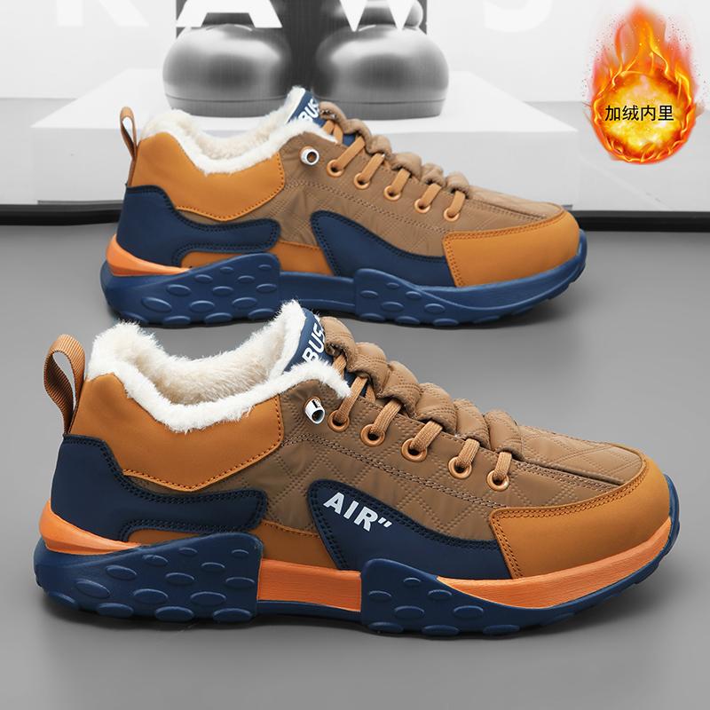 

men boots 2025 New Winter Slippers Warm Men Shoes Waterproof Non-Slip Plush Sneakers Male tenis shoes Boots Men Sneakers Winter 43