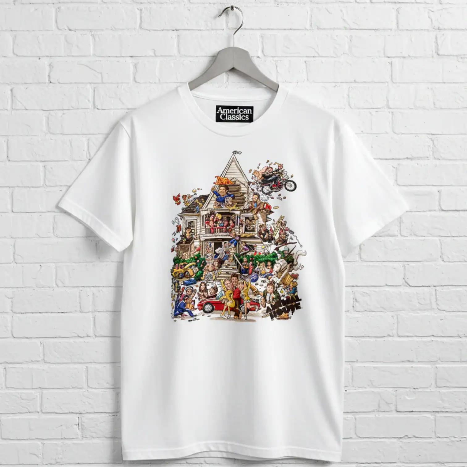 Animal House Cartoon VHS Cover Men s T Shirt XXXL