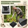 Outdoor Mesh Harvest Bag Foldable Large Capacity Fruit Mushroom Picking Storage Tote Bag with Adjustable Shoulder Strap for Field Use
