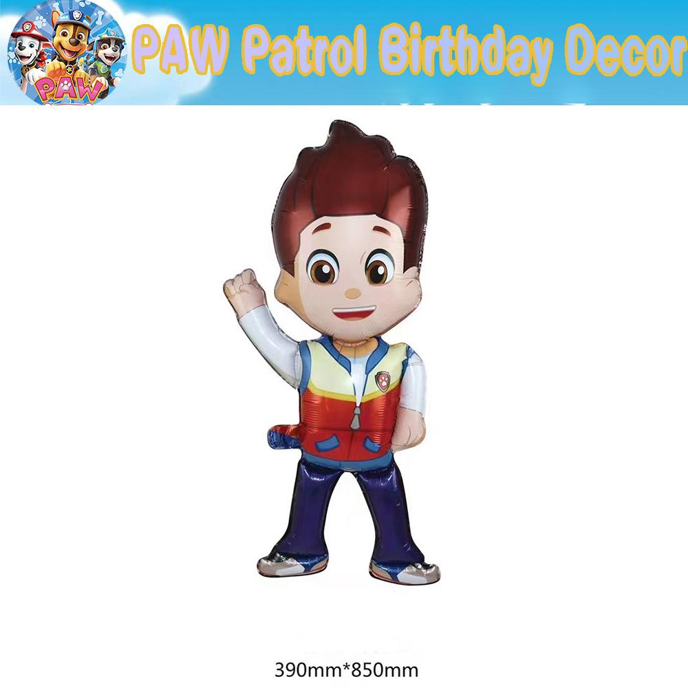 PAW Patrol Birth Date Decor Celebration Supplies Birth Date Celebration Disposable Tableware Collection Paper Board Napkin Balloon Infant Shower Decor