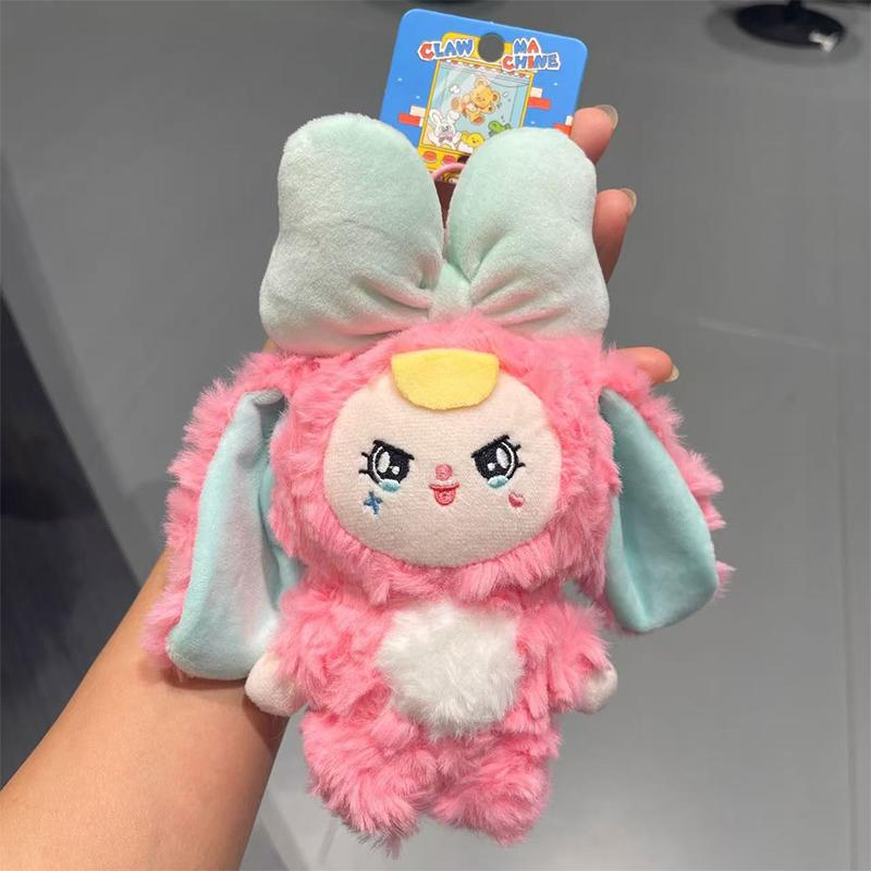 Cartoon Bunny Dress Up Doll Keychain Creative Cute Dolls Keychain Pendant Children Collection Toys Schoolbag Decoration Gifts