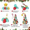114pcs Christmas Tree Latex Aluminum Film Balloon Tree Set Red Cane Christmas Day Party Venue Decoration Set Party Decoration