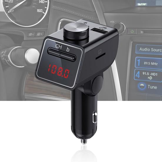 

Q18/18s Автомобильный Bluetooth-приемник Интеллектуальная идентификация с помощью одной клавиши MP3 Универсальный ABS FM-передатчик для автомобиля