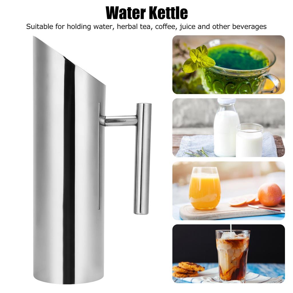 Water Kettle Stainless Steel Teapot Coffee   Pot Drinkware for Home Bar Restaurant
