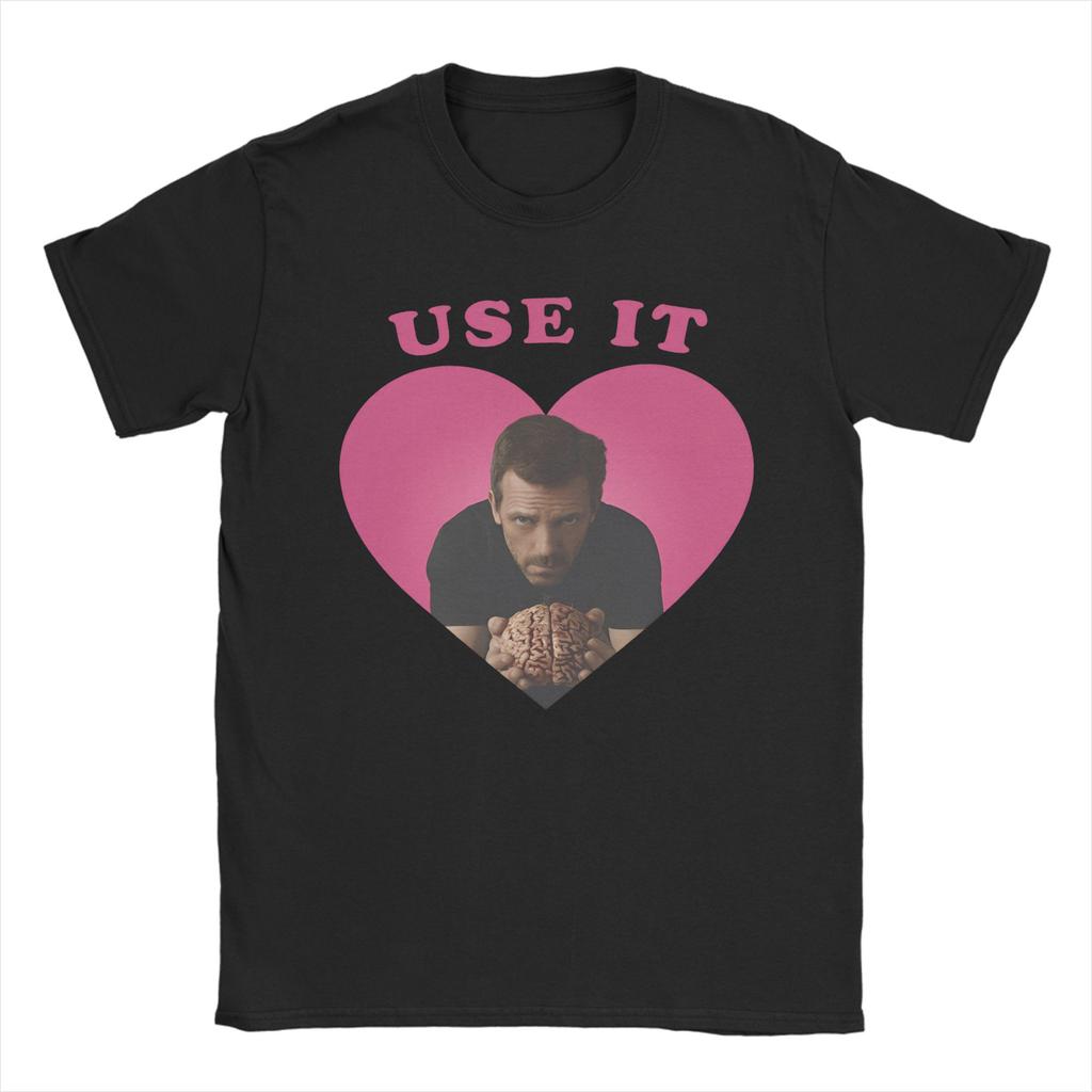 I Love James Wilson House MD TShirt for Men Amazing Cotton Tee Shirt Round Collar Short Sleeve T Shirt Unique Clothes