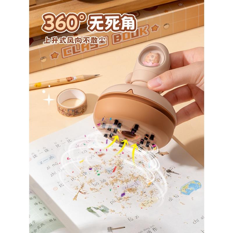 Mini Aspirador de Mesa Elétrico Para Borracha Migalhas Limpeza de Mesa Para Estudantes