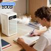 Dual Cooling System Fan Portable Air Cooler Fan, 3 in 1 Cooling, Humidifying & Charging, Mini Evaporative Car Camping Conditioner with Mist,