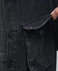Maniamass Multi-Pocket Denim Fatigue Jacket (Rockchic Jk Bk)