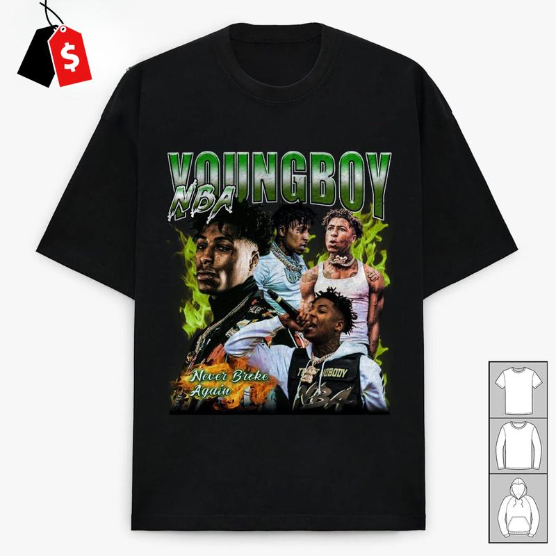

HOT Youngboy Never Broke Again bootleg Gift For Fans Unisex T-Shirt S