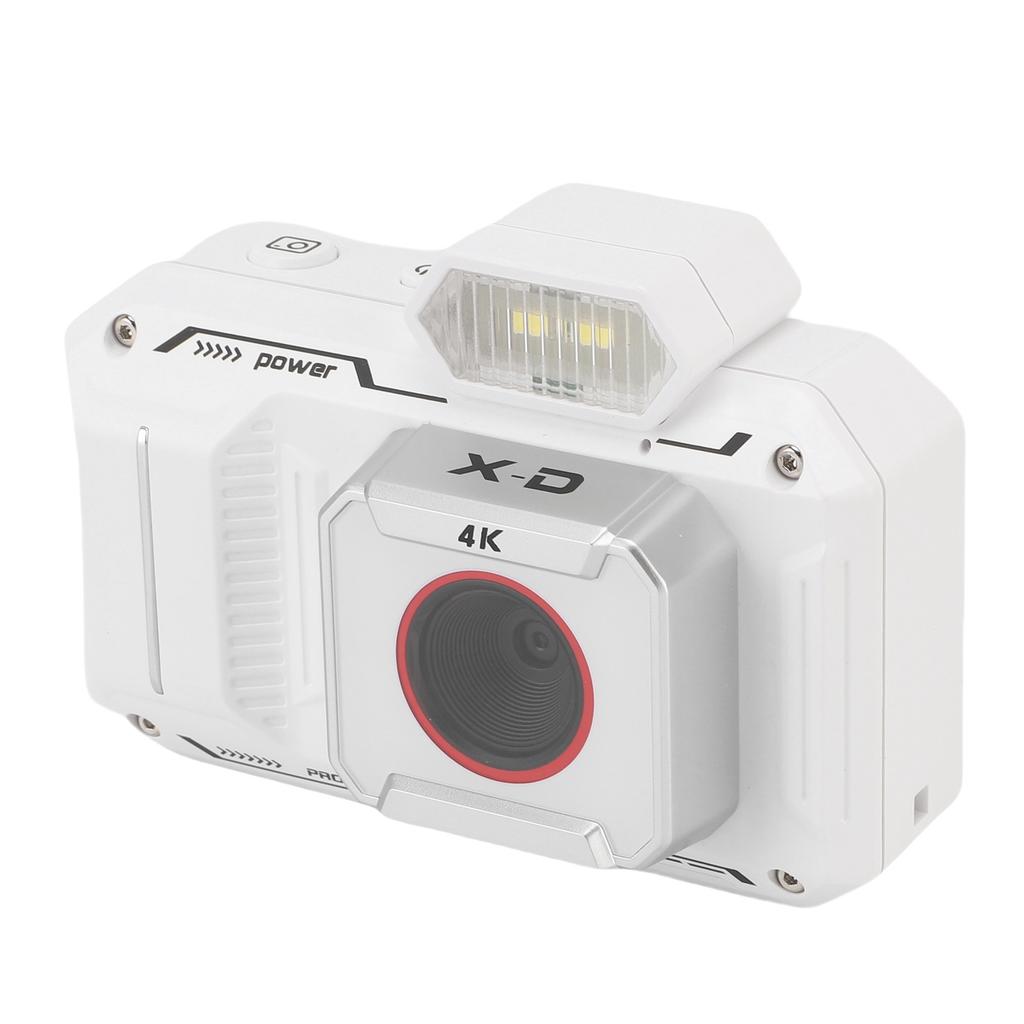 4K Digital Camera Auto   65MP Vlog Camera with 18x Digital Zoom LED Flash 2.88 Inch HD Screen for Photography Travel