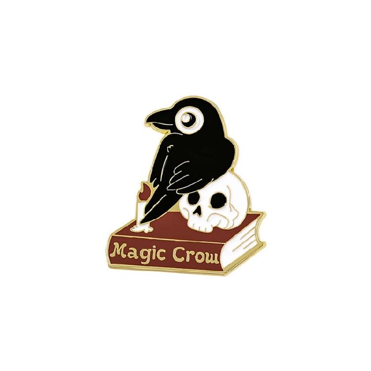 Fashionable Sophisticated Crow Brooch Versatile Jewelry Accessory Portable for Apparel and Headwear Daily Use Items