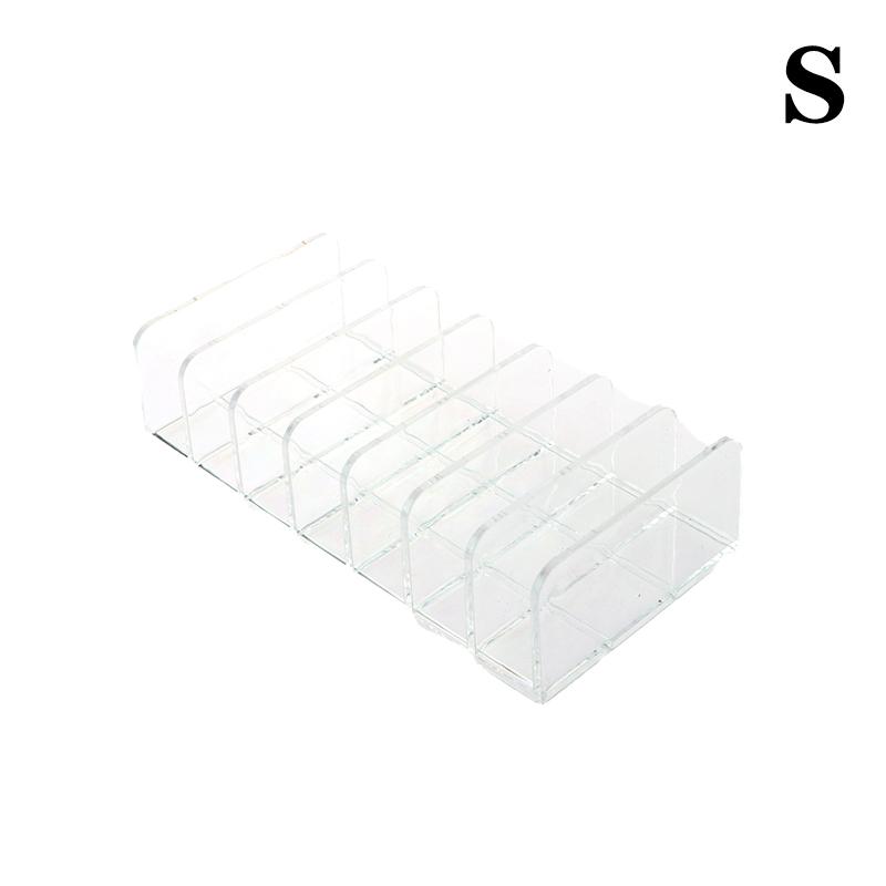 

Органайзер для палеток теней Прозрачный поднос для хранения пудры для век Косметическая стойка Держатель с отсеками для инструментов для макияжа Для женщин, девушек S чистый