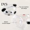 Decorative Coin Bank Clear Panda Piggy for Kids, Plastic Cash Bank, Money Savings Jar Saving Box Decoration, Christmas Birthday Girls Boys Transparent