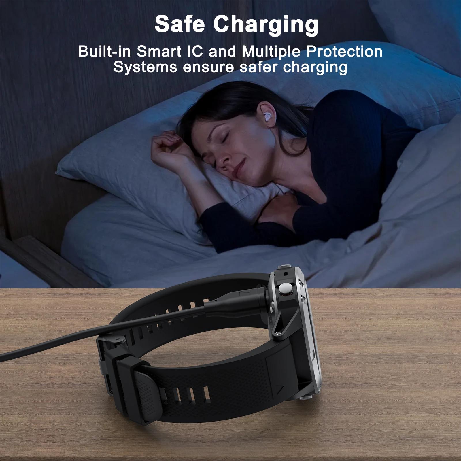 Cavo Caricabatterie Tipo C per Orologio per Garmin Venu2/VenuSq2/3/3S Fenix 5/6/7/8 Vivoactive4/4S/3 Cavo di Ricarica per Forerunner 965/266
