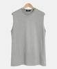 TOPBOY Layered Oversized Sleeveless Gray