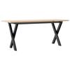 VidaXL Coffee Table X-Frame, Side Table, Sofa End Table, Living Room Furniture, 110x40x45 Cm Pine Wood 3282689