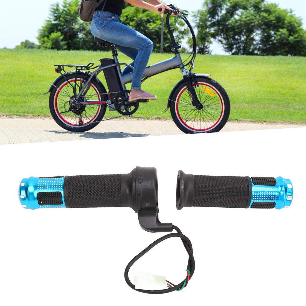 1 Pair Universal Electric Bike Scooter Throttle Handle Electric Tricycle Throttle Handle Grip Handlebar
