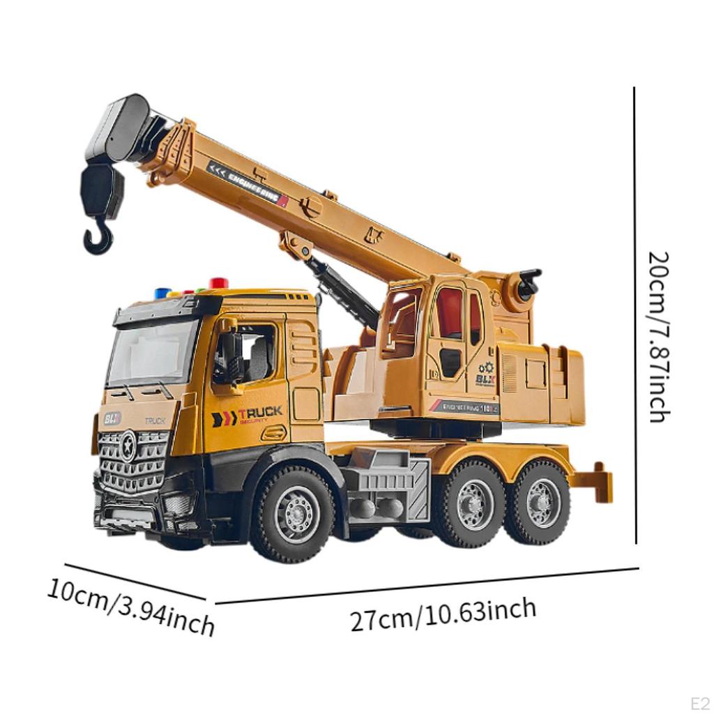Crane Truck Toy Construction Engineering Vehicle Gifts Diecast Model