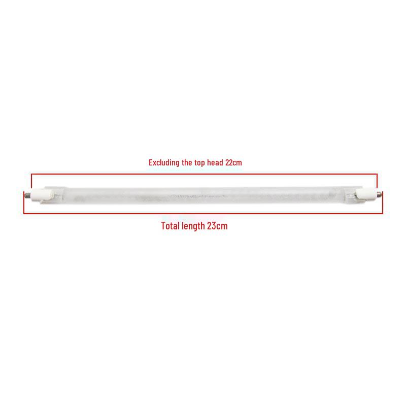 Frosted Halogen Heating Element Tube - 400W Electric Heater Accessory for Fire Pits