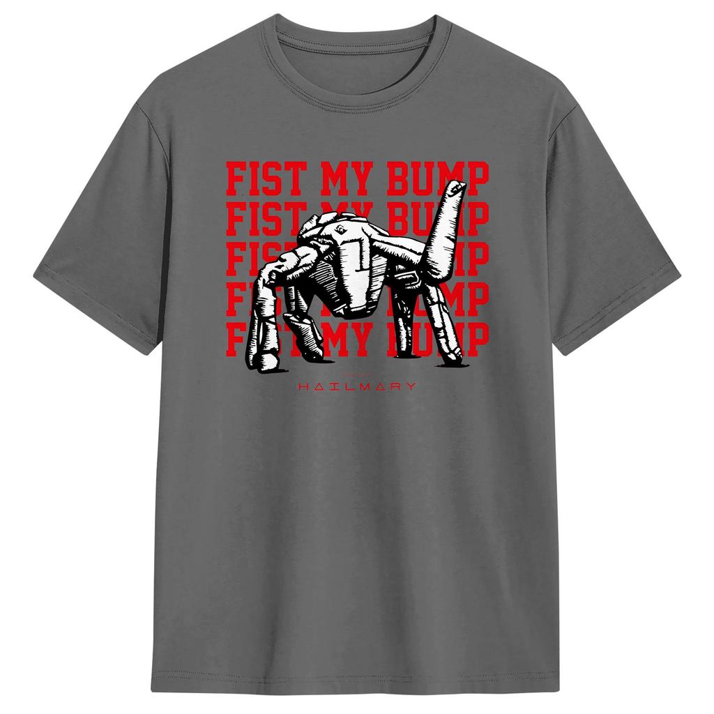 Project Hail Mary Movie Fist My Bump TShirt Unisexs Street Style T Shirts Summer O Neck Harajuku Tee Shirt Hot Sale Oversized Tops